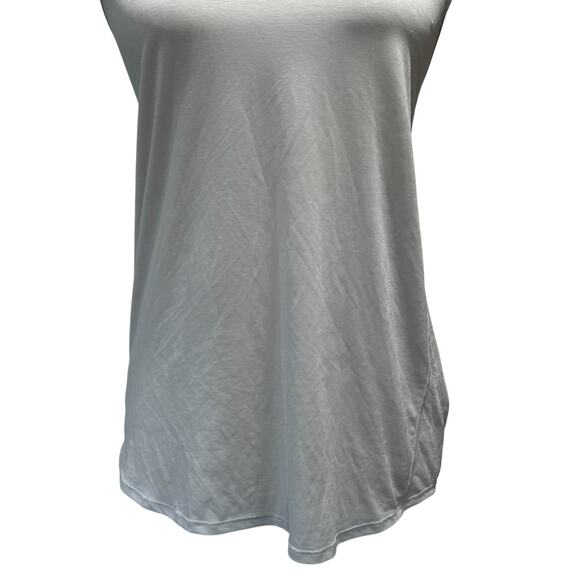 Lululemon Essential‎ Tank Pleated XS / Small Vapour Silver Gray Jersey Racerback - Picture 5 of 11